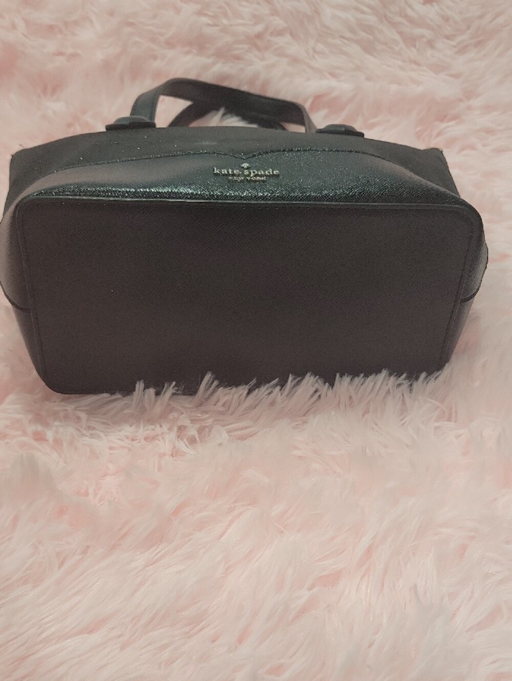 Kate Spade Lola Glitter Small Satchel Black - Picture 2 of 4